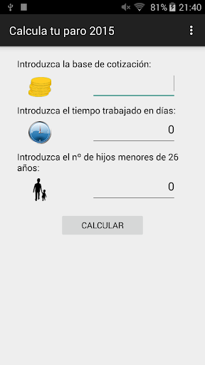 Calcula tu paro Donacion 2015