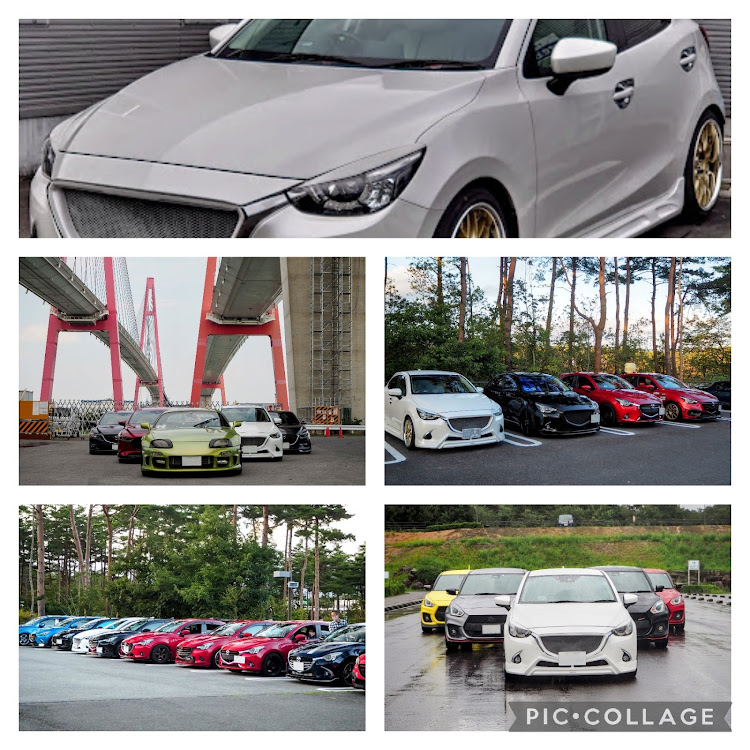 デミオのオフ会・4年目に突入・これからも宜しくお願い致します・フォロワーさんありがとう！・#カメラもっと練習しないとに関するカスタム事例の投稿画像6枚目