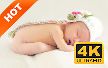 Cute little girl new tab HD photography theme small promo image