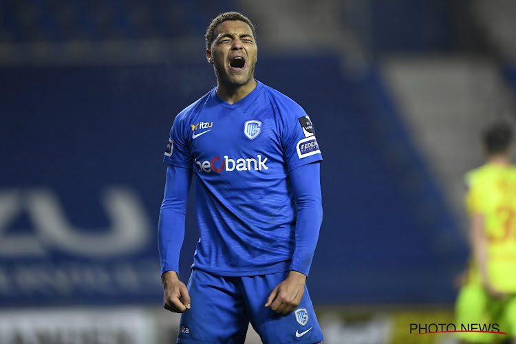 Cyriel Dessers a joué un bon match, mais n'a pas marqué de but : "Peut-être que nous comptions trop sur le talent"