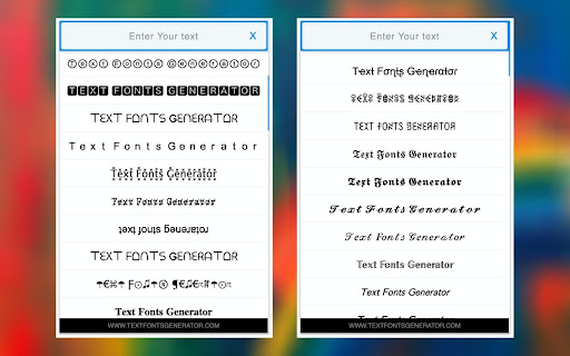 Text Fonts Generator