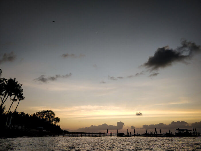 dark evening shades on nusa penida island bali indonesia