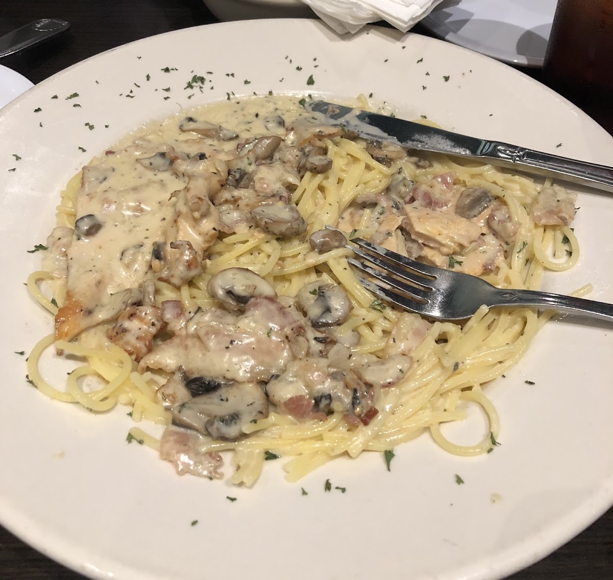 Gluten-Free Pasta at Adriatic Cafe Italian Grill Tomball