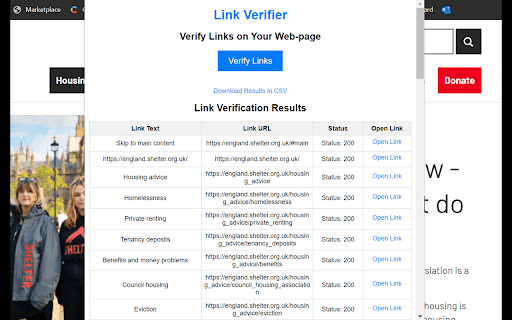 Link Verifier