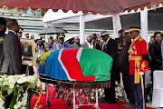 The funeral of late President Hage Geingob in Windhoek, Namibia, on February 25 2024. 