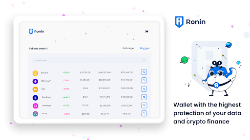 Marketplace for your axies - Ronin Wallet