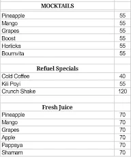 Cafe Refuel menu 2