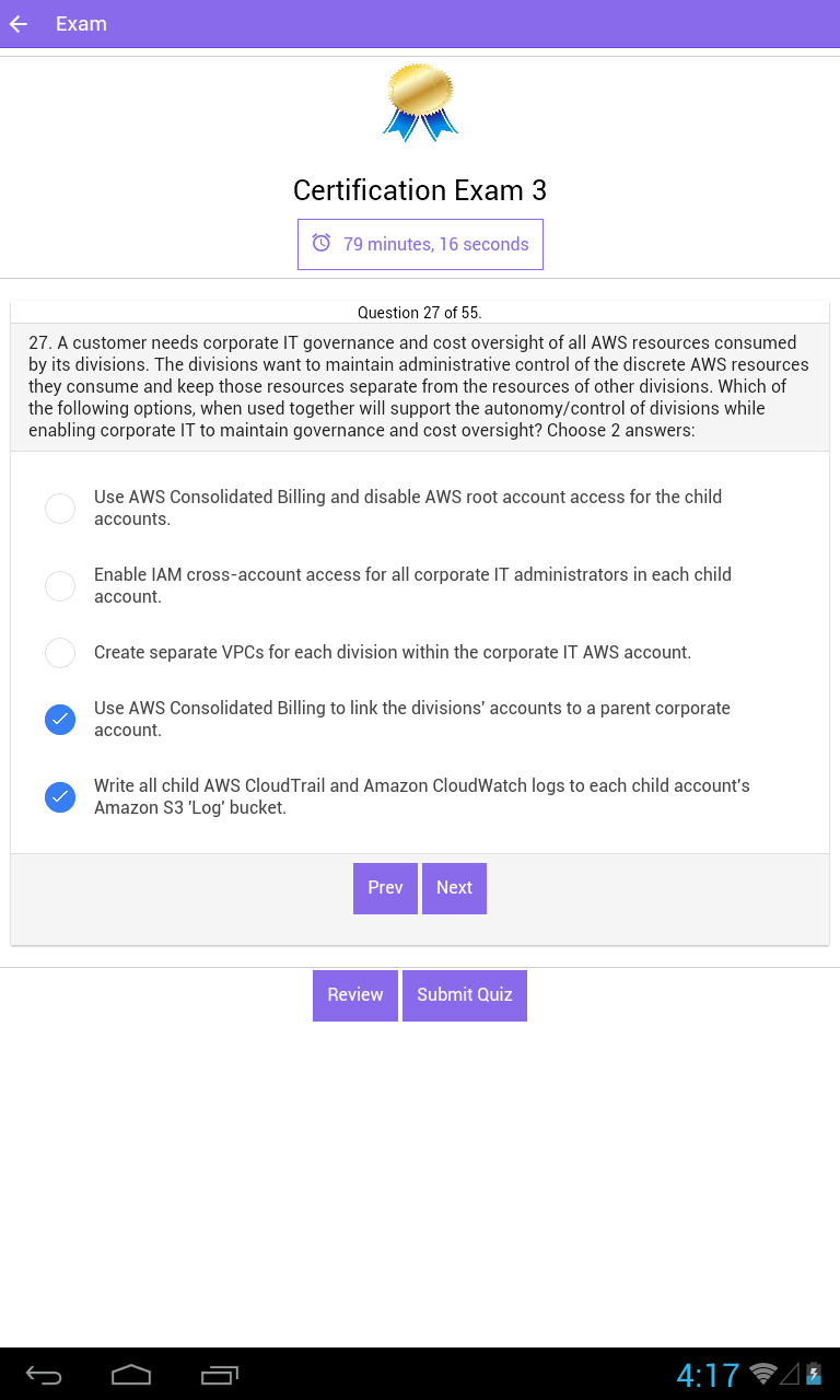 Cloud Pros- AWS SysOps Admin Screen 2