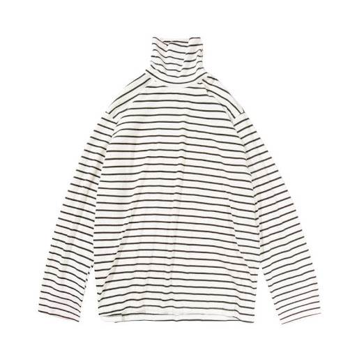 Title 3, Striped classic couple bottoming shirt