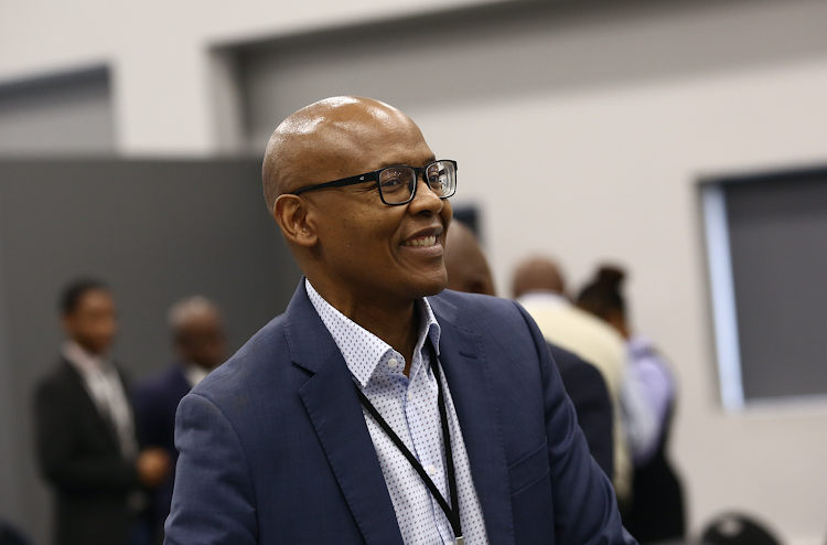 Former government spokesperson Mzwanele Manyi looks relaxed as he gets ready to be cross- examined at the state capture inquiry