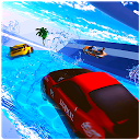 Water Surfing Car - Waterpark Stunts