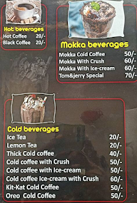 Cafe Tom And Jerry menu 1