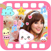 Kawaii Video Editor with Cute Stickers for Photos  Icon