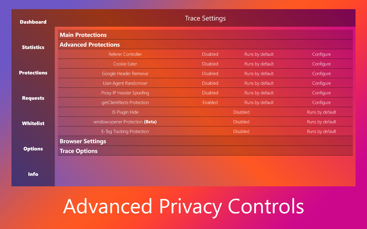 Trace - Online Tracking Protection Preview image 3