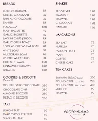 Cocoamaya menu 2