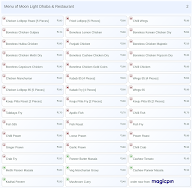 Moon Light Dhaba & Restaurant menu 2