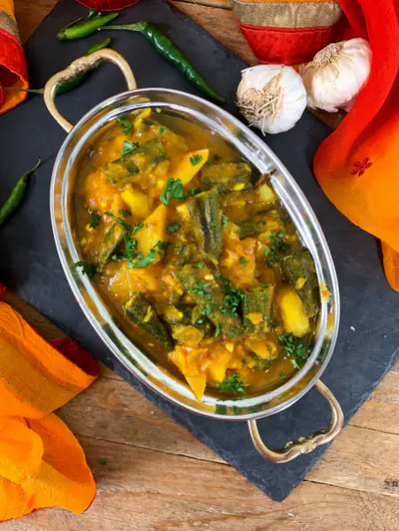 Aloo Bhindi Sabji