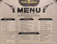 The Ranch Multicusine Restaurant & Bar menu 1
