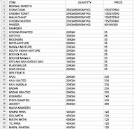 Pappu Sweet Corner menu 2