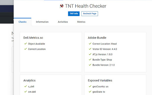 TNT Health Checker