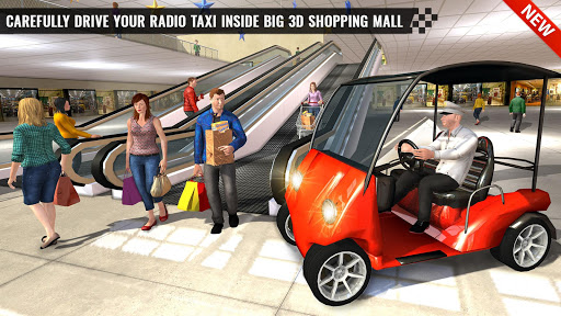 Shopping Mall Smart Taxi: Family Car Taxi Games