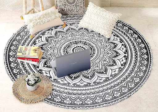 Title 4, Microfiber Beach Quick-drying Tassel Printed Sh...