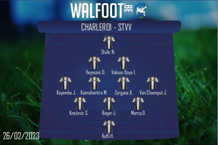 Composition Charleroi | Charleroi - STVV (26/02/2023)