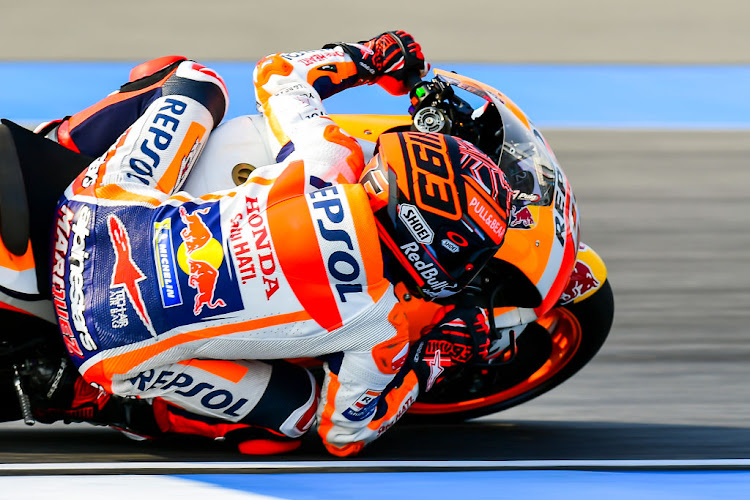 Repsol Honda Team's rider Marc Marquez of Spain rides during the MotoGP Official Test at Chang International Circuit on 16 February 2018, in Buriram, Thailand.