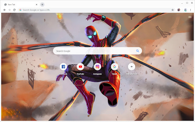 Iron Spiderman Marvel Wallpapers nouvel onglet