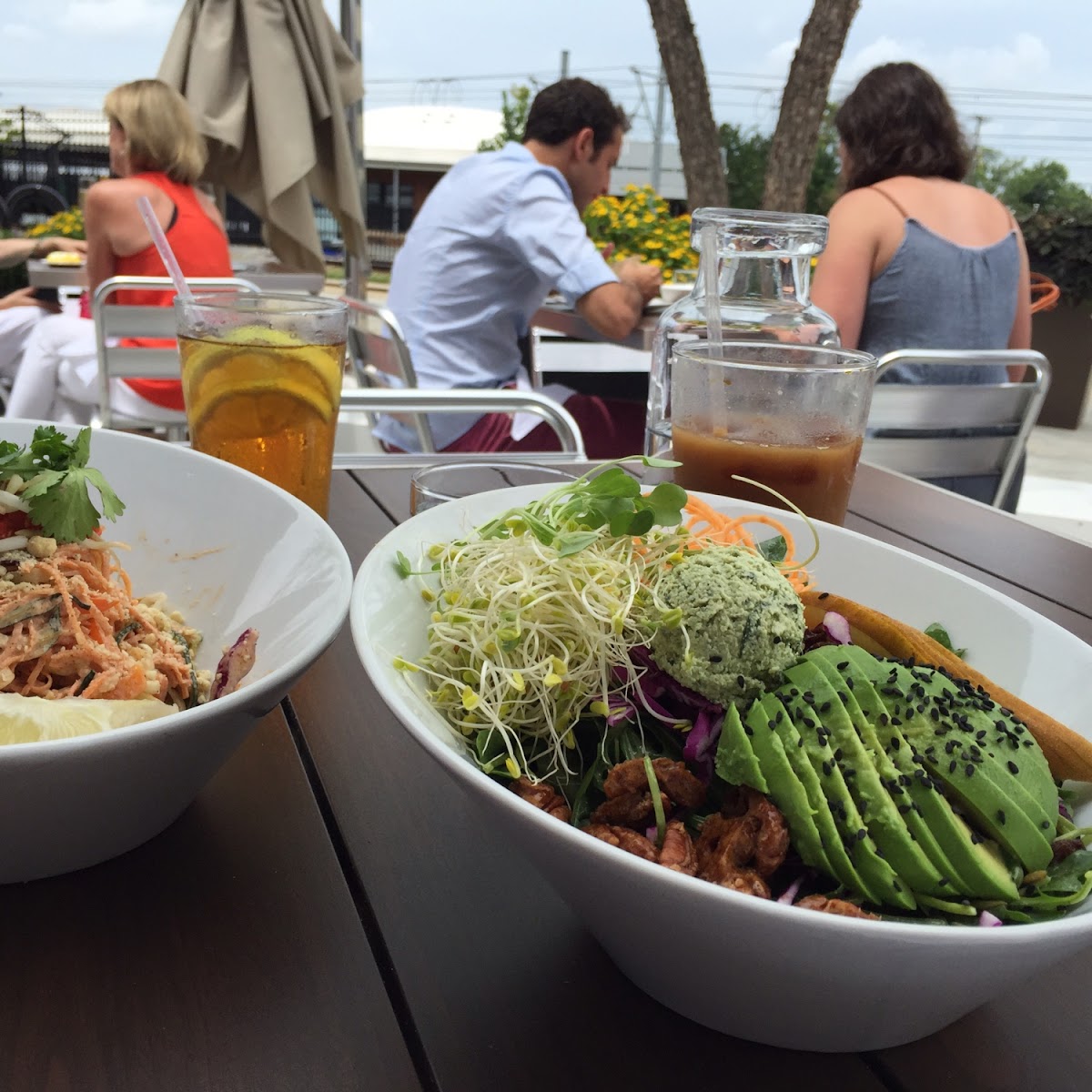 Peaceful Patio Lunch