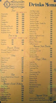 K Boulevard menu 2