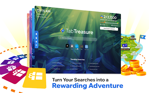 Tab Treasure - Search & Earn Rewards