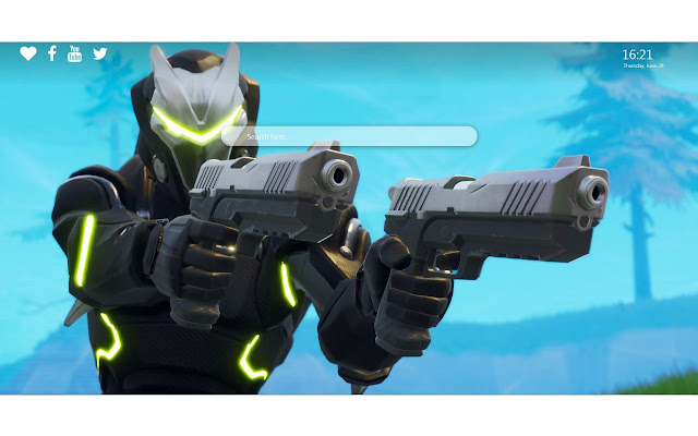 Omega Fortnite skin Wallpapers 4K