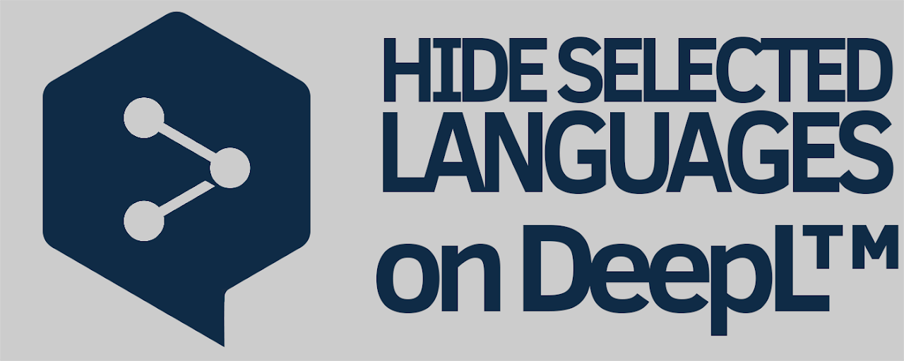 DeepL - Hide Selected Languages Preview image 2