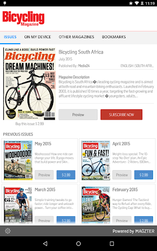 Bicycling South Africa