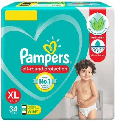 Pampers All Round Protection Pants, Extra Large Size Baby - 32 pc