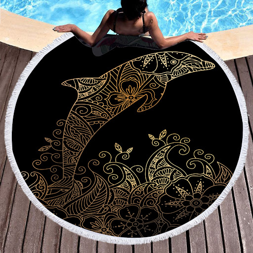 Title 15, Customizable Bronzing Microfiber Beach Towel En...