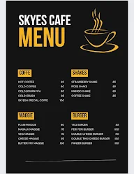 Skyes cafe menu 2