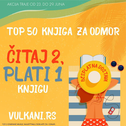 Vulkanovih TOP 50 knjiga za odmor: Kupiš jednu, čitaš dve