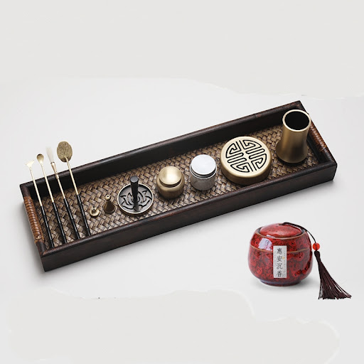 Title 5, Solid Wood Incense Road Set Agarwood Tools Pure...