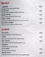 Hotel New Vishwavilas menu 1