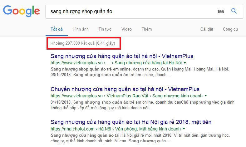 sang nhượng cửa hàng quần áo thời trang 1