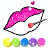 Glitter Lips with Makeup Brush Set coloring Game2.2