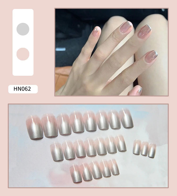 Kant-en-klare kunstnagels voor nail art, afneembaar en draagbaar. Nagelpatches voor een snelle manicure. Perfecte nagels direct, voor een complete look.