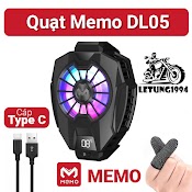 Memo Dl05 | Quạt Tản Nhiệt Sò Lạnh Cho Điện Thoại, Màn Hình Led Hiển Thị Nhiệt Độ, Led Rgb Giá Rẻ Nhất