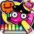 Boo! Monster Coloring Book mobile app icon