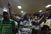 Gauteng premier Panyaza Lesufi and Gauteng provincial secretary TK Nciza were in high spirits at the memorial lecture.