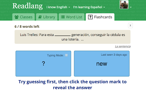 Readlang Web Reader