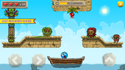 Screenshot Blue Ball 11: Bounce Adventure