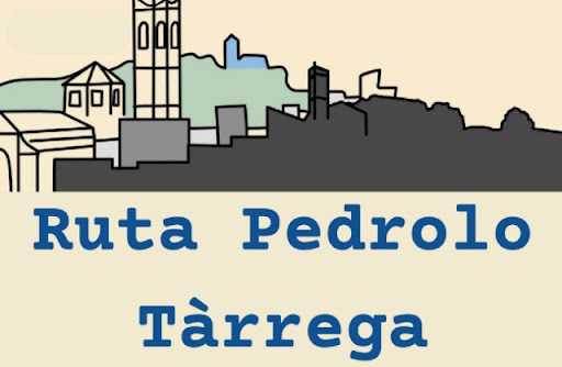 Cartell de 'Ruta Pedrolo' de Tàrrega del 2024